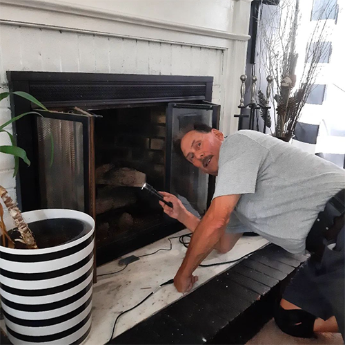 Home Inspector Steve performing a home inspection