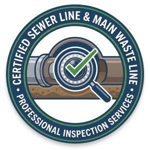 Sewer Line Home Inspection Services Being Preformed 